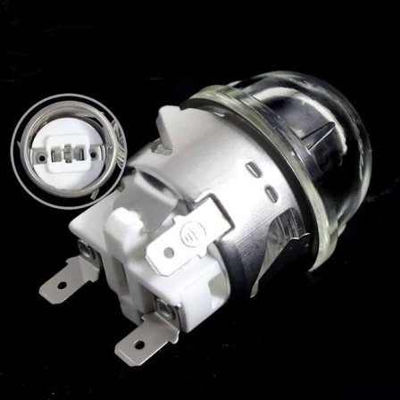 1 kpl Uunin lampun pidin 220V korkea lämpötila kestävä 500°C G9 Halogeeni lampun pidin uunille Kuivausrumpu Lasikannella,41*69.8mmHuomautus: Tämä on 