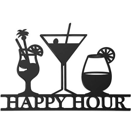 Vintage Bar Wall Stickers Vægdekoration Sticker Wall Sticker