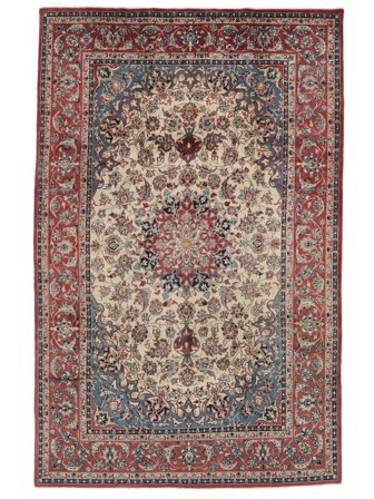 Najafabad Rug 207X320 Brown/Dark Red Wool, Persia