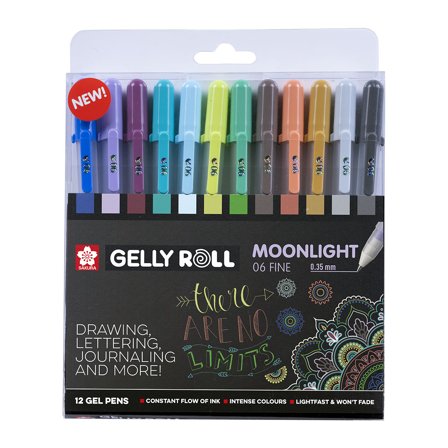 Sakura Unique Collection 12-pack Gelly Rolls Moonlight Univer