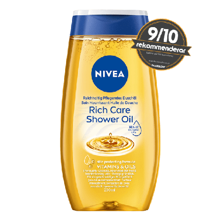 NIVEA Duscholja Rich Caring Shower Oil 200 ml Bad & dusch Dam ONESIZE