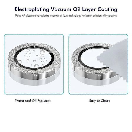 Kompatibel med Samsung Galaxy A35 5G / Galaxy A55 5G kameralinsebeskytter ENKAY Hat-Prince Glitter Dekor Herdet Glass Linsefilm(h})