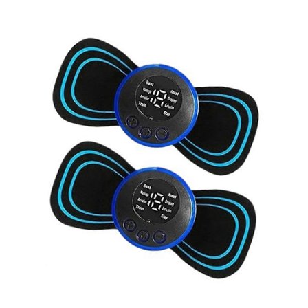 Mini Elektrisk Axel- och Nackmassage Kroppsmassage 19 Hastigheter 8 Lägen för Smärtlindring för Hela Kroppen och Avkoppling