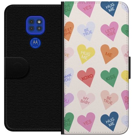 Kompatibel Tegnebogsetui til Motorola Motorola Moto G9 Play GodteHjerter