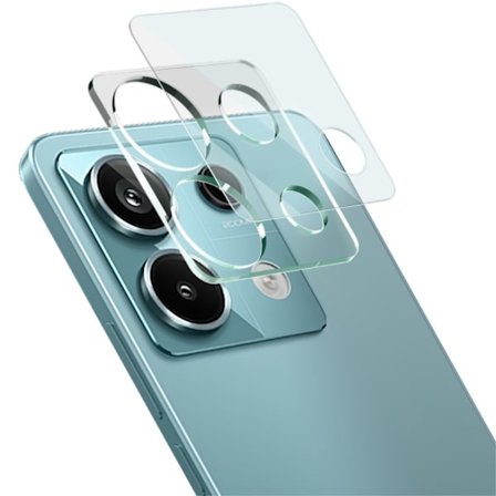 IMAK-kamerabeskyttelse af glas med objektivdæksel af akryl til Xiaomi Redmi Note 13 Pro 5G
