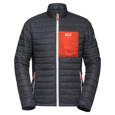 Jack Wolfskin Men's Routeburn Jacket (Spring 2021) Men middle-layer synthetic jackets Grey S