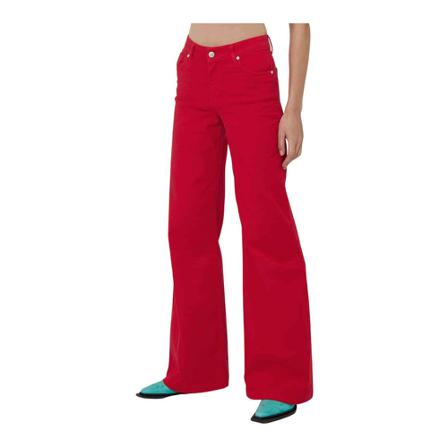 Silvian Heach Wide Broek , Rood , Dames , Maat: W24