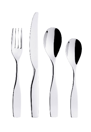 Iittala Citterio 98 Presentförpackning 16 Delar Blank Bestick Silver
