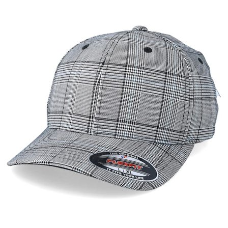Flexfit - Multi flexfit Keps - Fashion Black/White Flexfit @ Hatstore