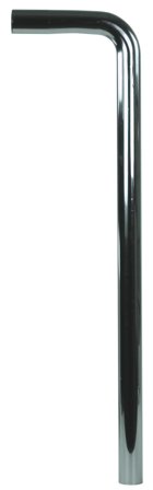 Gelia 3000923142 Avloppsrör för tvättställ 150 x 610 mm, Inomhusavlopp