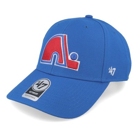 47 Brand - NHL Blau adjustable Cap - Quebec Nordiques Mvp Blue Raz/Red Adjustable @ Hatstore
