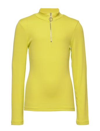Izla L_S Zip Turtle Neck Yellow Costbart