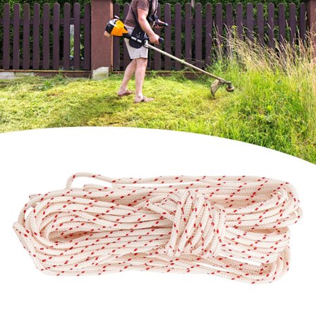 10m/32,8ft Kuitu Moottorisahan Ruohonleikkurin Käynnistysnarun Vaihto Ulkoiluvälineiden Lisävaruste