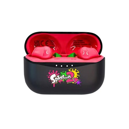 Splatoon 2 Logotyp Trådlösa Öronproppar One Size Svart/Rosa