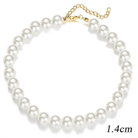 Enkel Mote Perlekjede Elegant Temperament Kjede Kvinne Smykker