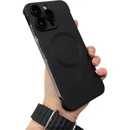 Magsafe Ramlös Matt Ultratunt Lättviktigt Stötfångarskal för iPhone 15 Pro Max/iPhone 15 Pro, TH