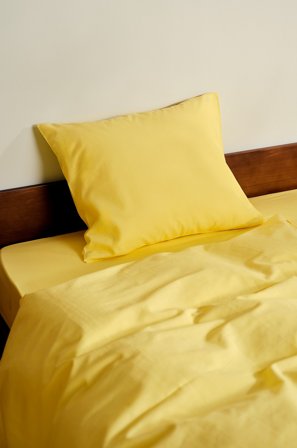 Jotex - Dynetrekksett Enkeltseng Økologisk Sitrongul - ZACK - Kjøp Enkeltseng hos Jotex