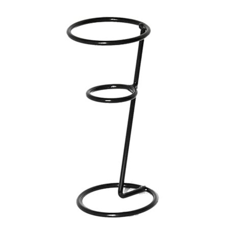 Musta rautainen jäätelöteline, kuppikakkukartioteline, näyttö lumikartioille, sushikääröille, popcornille