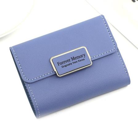 Plånbok Mobilplånbok Plånboks Kortplånbok Dam Pu Läder R316 Blå