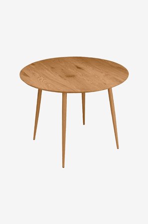 Loft24 - Ruokapöytä Monza Ø100 - Valkoinen - Ruokapöydät - - Homeroom