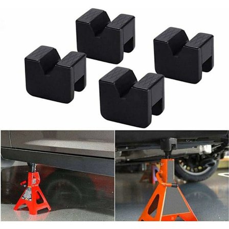 4 stk 63×50×44mm jekk gummipute Universal bil/SUV gummipute robust og praktisk