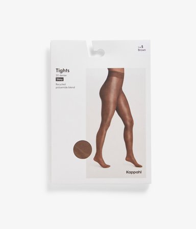 Kappahl | 20 den sukkahousut shiny | Ruskea