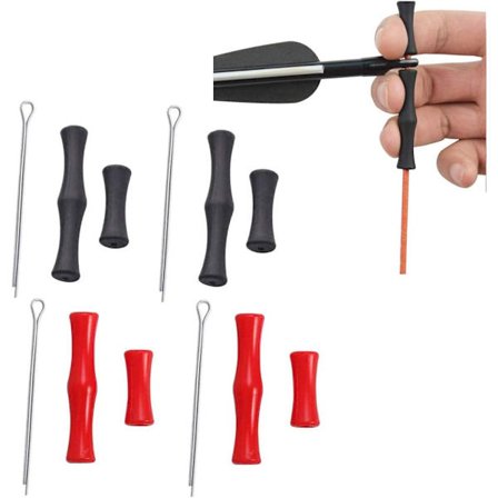 4 stk fingerbeskyttelse bue og pil tilbehør brukt for bueskyting bue streng silikon fingerbeskyttelse fingerbeskyttelse