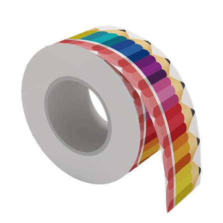 Leikattu rullareuna värikynillä - Luokkahuoneen sisustus - 65,6 jalkaa - Kestävä materiaali