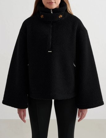 aim ́n Pile Anorak - Black - XS