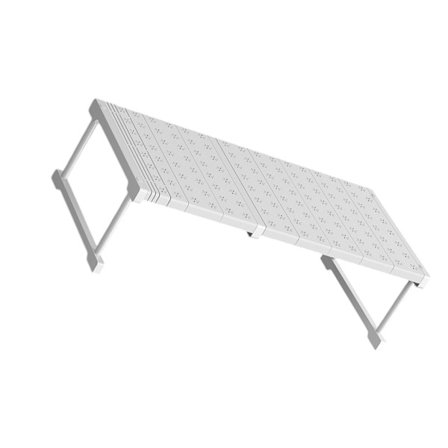 Expanderbar Garderobsförvaring Justerbar Hylla för Garderob och Skåpförvaring