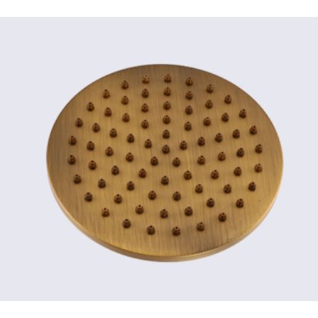 Antik børstet messing rund brusehoved 8 tommer regnbruserhoved