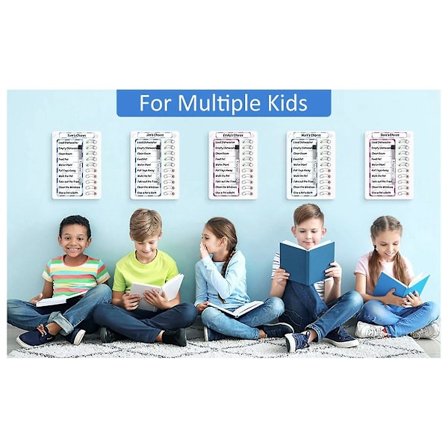 Sletbar husholdningstavle Daglig to-do-liste Planlægger Tjek for børn Voksne Flere ting og dan god vane A (FMY)