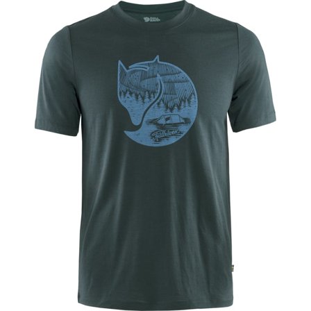 Fjällräven Men's Abisko Wool Fox Shortsleeve Men short-sleeved sweaters Green S