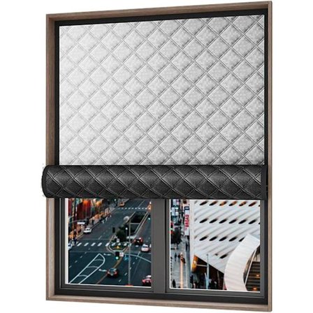 ING Isolerede Gardiner - 150 x 150 cm - Foldbare - Kølige om Sommeren, Varme om Vinteren - Lydisolerende Lag