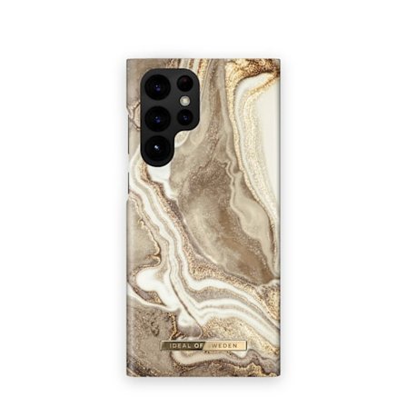 Printed Case Galaxy S22 Ultra Golden Sand Marble