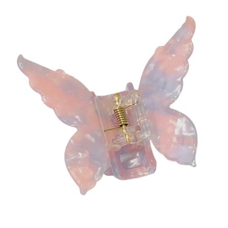 Butterfly Hårklemmer Hår Griper LYSROSA LYSROSA