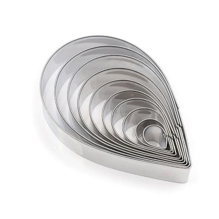 10 stk kronblad dråpe rose skjærende dørkuttere brødbaking bakeform fondantform kjeks håndverk diy hy