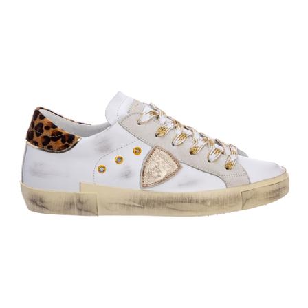 Philippe Model womens leather sneakers prsx Hvid, Dame, Størrelse: 37 EU