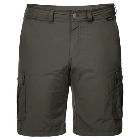 Jack Wolfskin Canyon Cargo Shorts Men hiking shorts Green 50