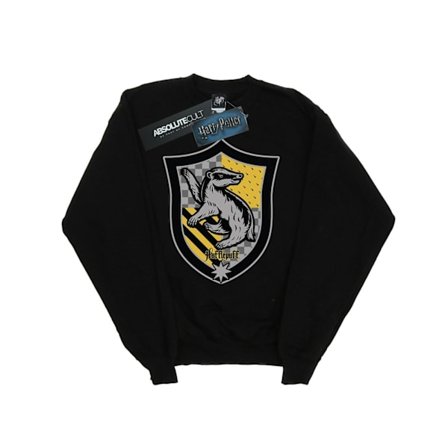 Harry Potter Pojkar Hufflepuff Crest Flat Sweatshirt 9-11 År B