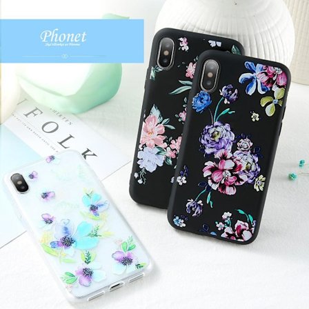 2 ST iPhone X & Xs mobilskal Floral Summer | Phonet