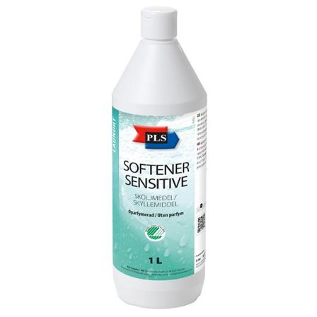 PLS Sköljmedel Softener Sensitive oparfymerad 1L - Lyreco - Städ och hygien - Tvättmedel och klädvård - Sköljmedel
