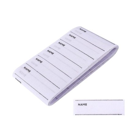 Tøjlabels, 200 stk. *2 Navnelabel Stryges på stoflabels Syning Vævet Brugerdefineret Tøjskæring til Skoleuniformstøj