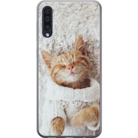 Yhteensopiva Puhelinkuori Samsung Galaxy A50 Kitten Neule