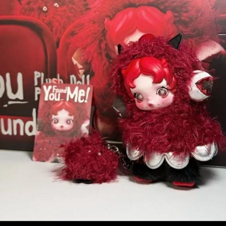 SKULL PANDA Sleepless Theater SP 3. Generasjon Vinyl Plysj Nøkkelring Blind Box Sleepless Theater - Glutton