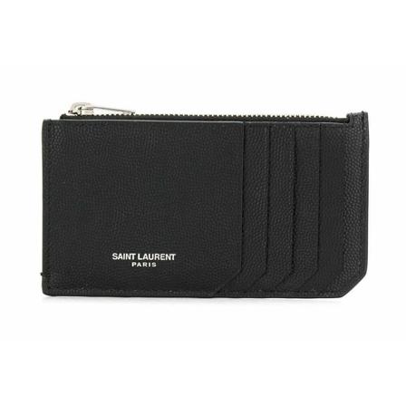Saint Laurent, Fragments Cardholder Czarny, Mężczyzna, Rozmiar: ONE Size