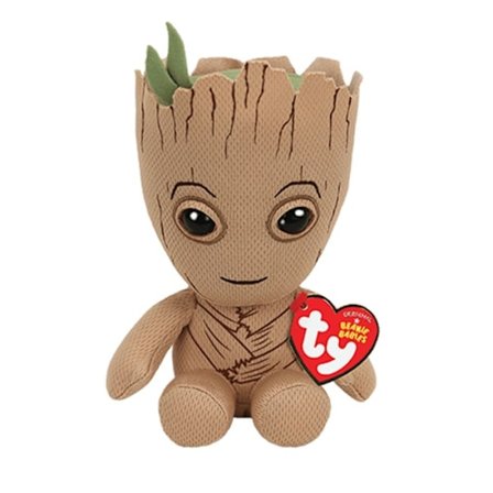 TY Marvel Beanie Baby Groot, 15,5 cm