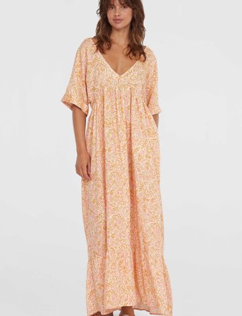 O'neill Wotw Maxi Dress - Orange - XS