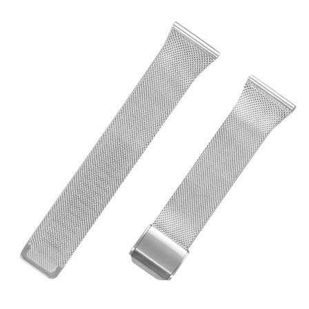 Popglory 1,85'' P66 Smart Watch Strap Quick Release Milanese 22mm Watch Band med spenne - Sølv