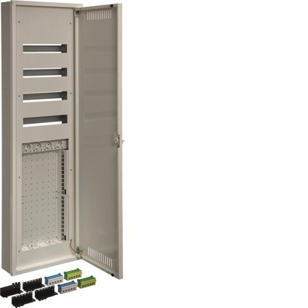 Hager FFW83MS Centralapparat med monteringsplåt 4 x 15 moduler, Elfördelning & strömförsörjning